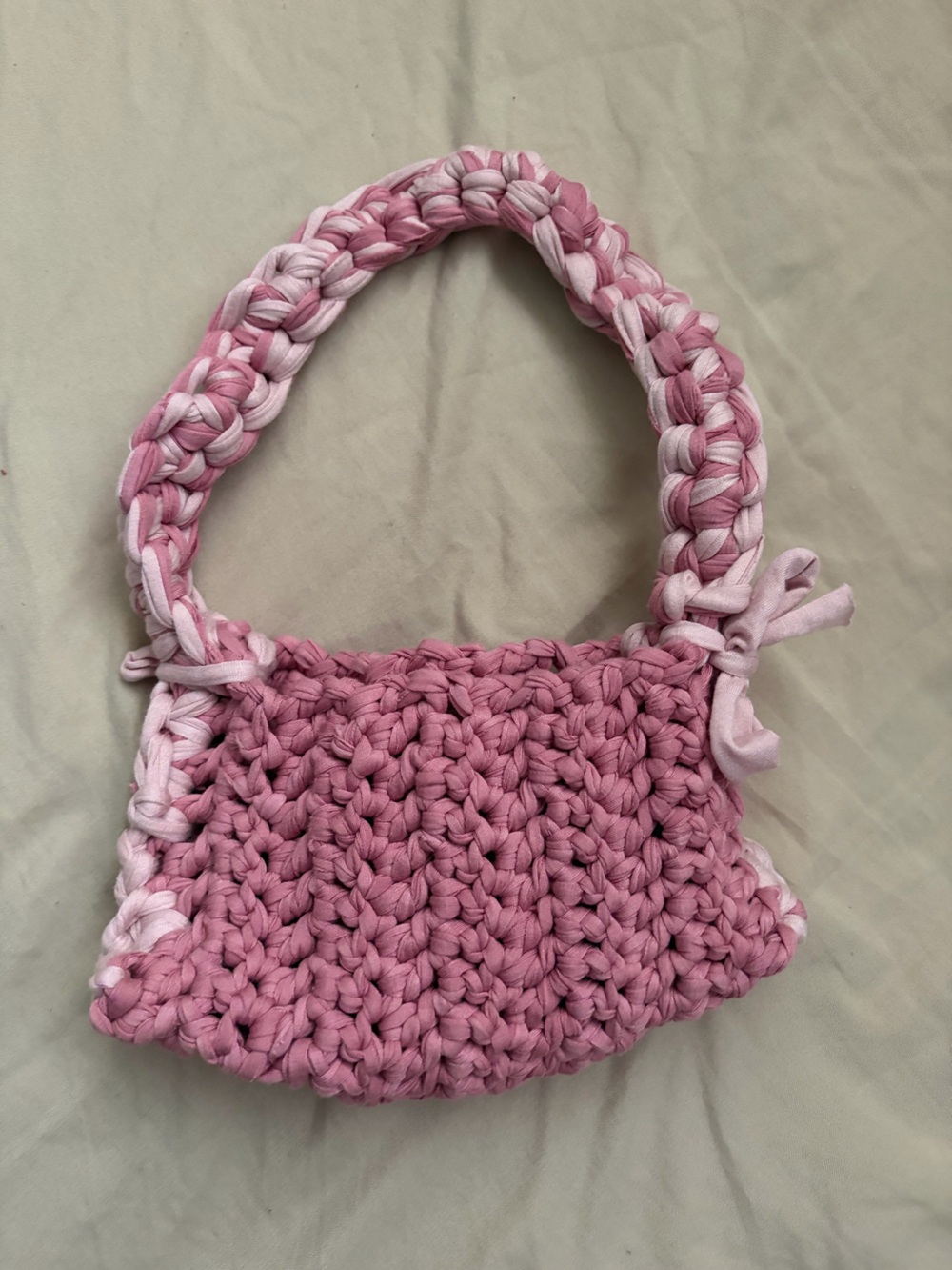Super Chunky T Shirt Yarn Handbag